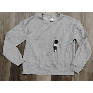 New Athletic Works Core Fleece Top Sweatshirt Size XL (14-16) Pullover Gray